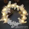 Guirnalda Brillante Cabeza de Ángel Hada Flor Pluma Diadema Nuevo Felpa Celebridad de Internet Tocado Juguete Luminoso Venta al por Mayor