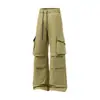 Nuevos pantalones de trabajo estilo americano para hombre con cintura tridimensional, pantalones de senderismo para exteriores de corte holgado y moderno para primavera y otoño