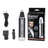 Kemei KM-6630 recortador de vello nasal nuevo afeitado recorte de cejas patillas todo en uno recortador de vello nasal transfronterizo
