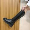 Pero botas hasta la rodilla mujer 2021 nuevo otoño e invierno botas cálidas forradas de vellón Joker moda botas altas botas de caballero