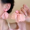 Pendientes de flores con cuentas de Green Island para mujer, 2025, nuevos pendientes de estilo festivo costero, accesorios exagerados.