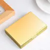 Caja para Tarjetas de Licencia de Conducir de Acero Inoxidable para 10 Tarjetas, Estuche para Tarjetas, Cepillo Antirrobo, Anti-desmagnetización, Caja Multifuncional para Tarjetas de Crédito, Estuche para Tarjetas RFID, Masculino