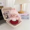 Conjunto de ropa para muñeca Labubu de barbería vintage, compatible con la 1ª, 2ª y 3ª generación de Labubu, incluye falda plisada de repuesto