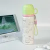 Nueva Taza Térmica de Acero Inoxidable 316 Más Vendida con Alto Valor Estético, Diseño Lindo de Dibujos Animados, Taza con Popote, Una Tapa para Tres Tipos de Bebidas, Vaso de Agua para Estudiantes