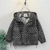 Chaqueta de Cuadros para Niños Primavera y Otoño 2026 Nueva Chaqueta Elegante de Primavera y Otoño para Niños Pequeños Sudadera con Capucha Moderna y Genial para Niños