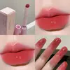 HERORANGE ~ Labial Espejo Brillante y Suave Hidratante Hidratante Espejo Dibujo Labial Fijación Maquillaje Brillo de Labios Suave