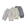 [Em Estoque] Xk266591 Calça Infantil 2026 Verão Novo Seda de Gelo Estilo Lanterna Unissex Calça Jogger Calça Anti-Mosquito