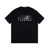 Comércio Exterior Transfronteiriço Ozon Site Independente 2026 Mais Vendido Novo Padrão Abstrato Letra Estampado 2D Camiseta 100% Algodão Manga Curta