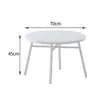 Cadeira de Jantar para Casa Nórdica, Cadeira de Designer Estilo Vintage, Cadeira de Lazer Tendência Famosa na Internet para Cafés e Varandas Externas