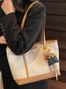 Bolso de Viajero de Gran Capacidad para Mujer 2025 Verano Nueva Moda Bolso de Hombro Simple Bolso Tote de Estilo Coreano de Aspecto Elegante