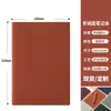 Cuaderno A5 de Tela Engrosada con Logo Personalizado, Bloc de Notas Exclusivo Transfronterizo, Libro de Actas de Reunión de Gamuza de Oveja, Planificador