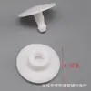 Mascarilla protectora hebilla de dos piezas material POM hebilla de dos piezas botón de presión desechable blanco instalación manual hebilla de dos piezas