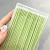Bastoncillo de Algodón Nano Multifuncional para Modificación de Maquillaje, Eliminación de Delineador, Bastoncillo de Algodón de Punta Fina para Eliminación de Pestañas, Palillo Limpiador para Bordado de Tatuaje de Pestañas