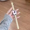 Correa de cuero fina, estrecha y de doble cara adecuada para Apple 10, S11, Huawei 11, Fit5, GT6, pulseras Xiaomi