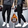 Conjunto de Suéter de Pele de Cordeiro Masculino Inverno Solto Tamanho Grande Forrado com Fleece Cardigan Espesso Jaqueta com Capuz com Calças Duas Peças