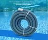 Máquina de sucção de piscina esgoto sucção tubo de esgoto tubo de esgoto auto-flutuante piscina garganta tubo de sucção 1,5 polegadas AB dupla cor de espessura