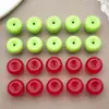 1 Pieza de 13x11mm Acrílico Fruta Simulada Estéreo Agujero Recto Manzana Colgante Colgante DIY Joyería Accesorios Material