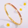 Pulsera de Acero Inoxidable, Pulsera Plateada Estrellada de Larga Duración para Niñas, Moda Versátil y de Alta Gama con Diseño de Diamantes Completos, Pulsera de Acero de Titanio