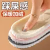 Palmilhas Quentes para Mulheres no Inverno, Forradas com Lã Sintética, Lã, Super Macias para Ficar em Pé por Muito Tempo, Outono e Inverno, Absorventes de Suor para Homens, Resistentes a Odores, Amortecimento