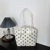 Moda Estilo Coreano Versátil Nicho Bolsa de Bolinhas 2026 Nova Bolsa de Ombro Transversal Casual Simples de Alta Qualidade
