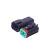 DT06-4S-E004 Conector impermeable Dechi de 2 orificios negro macho y hembra enchufable con terminal DT04-4P-E004