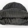 Gorro de Invierno Cálido para Hombre con Protección para las Orejas para Personas de Mediana Edad y Mayores, Gorro de Lana Tejido con Plus de Felpa a Prueba de Frío para Papá y Abuelo, Algodón