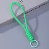 Lanyard para Teléfono Anti-pérdida de Muñeca de Color Personalizable Llavero Colgante de Cuentas Perler Lanyard Tejido de Poliéster Accesorios