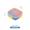 Lonchera de Aspecto Elegante que se Puede Meter en el Horno de Microondas, Lonchera para Oficinistas, Estudiantes y Niños, Vajilla, Cuchara, Taza y Recipiente para Snacks