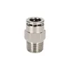 Accesorios Neumáticos Todo Cobre Niquelado Recto de Paso PC8-02 Codo Enchufable PL6-01 Válvula de Mariposa Resistente a Alta Presión SL12-04 Resistente a la Presión