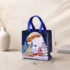 Bolsa de Regalo Navideña de Venta Caliente Transfronteriza Bolsa de Empaque Navideño Laminada No Tejida Bolsa de Regalo Navideña Impermeable Dopamina
