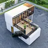 Cápsula Espacial Rongjie Casa Móvil Hogar Viviendo en la Oficina Casa Lugar Escénico Micro Alojamiento Doble Capa Cabina Manzana Portátil