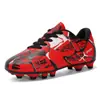 Nuevos Zapatos de Fútbol de Venta Caliente Transfronterizos Tallas Completas Bajos para Niños Tacos Largos AG Zapatos de Fútbol para Césped Artificial para Hombres y Mujeres