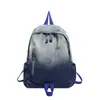 Mochila Casual para Mulheres 2026 Verão Nova Estilo Japonês Desgastada Retro Lavada Bolsa de Ombro Duplo Mochila Casual de Grande Capacidade
