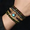 TEMU HIYIN Estilo Bohemio Nuevo Transfronterizo Cuentas de Madera de Cáscara de Coco Pulsera de Hilo Elástico para Hombres Pulsera Pulsera