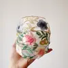Nueva Diadema de Encaje Bordada con Rosas Estilo Chino Diseño Étnico de Nicho Diadema de Ala Ancha Corona Alta Accesorios para la Cabeza Versátiles