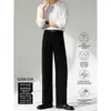 Pantalones Casuales Rectos Simples y Cómodos para Hombres para Commuting al Aire Libre 2025 Nuevo Otoño/Invierno con Forro Polar Cálido