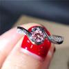 Anillo de circonita con ocho corazones y ocho flechas de brazos retorcidos creativos del mismo estilo de la estrella de TikTok de Cao Shi, el anillo de compromiso más vendido para mujer