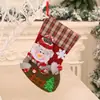 Meias de Natal, Sacolas de Presente de Natal, Meias Pequenas de Natal, Enfeites de Árvore de Natal, Itens Decorativos, Meias de Juta