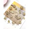 Acrílico Transparente Chapado en Oro Múltiples Estilos Colección DIY Pulsera de Abalorios Hecha a Mano Materiales Ropa Zapatos Accesorios Cuentas Sueltas