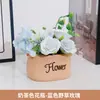 Flor Artificial Planta Verde Pequenos Enfeites Entrada Sala de Estar Decoração de Casa Mesa de Escritório Aparador Decoração Floral