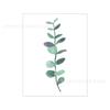 Múltiples Láminas de Arte de Hojas de Plantas Minimalistas Modernas Nórdicas, Pinturas Decorativas, Pósteres para el Hogar en Lienzo al Óleo, Arte de Pared sin Marcos