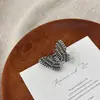 Presilha de Cabelo Elegante com Laço de Strass de Alta Qualidade Estilo Coreano, Grampo Elegante para Franjas e Cabelos Finos, Acessório de Cabelo Versátil para a Lateral da Cabeça