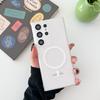 Funda protectora con succión magnética y efecto niebla helada para Samsung S25 Ultra, S24 Ultra, tacto mate, S23, todo incluido