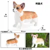 Modelos de Animales Realistas: Doberman, Golden Retriever, Perro de Peluche, Husky, Collie - Adornos para Coche y Juguetes para Niños