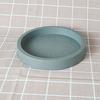 Maceta Pequeña Engrosada con Plato para Agua, Redonda, Duradera, Resistente al Sol, Sin Ruedas, Plato Base para Suculentas, Base para Maceta de Escritorio