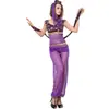 Disfraz de Halloween para Mujer Diosa Griega Vestido de Princesa Romana Cos Cleopatra Egipcia Disfraz de Mascarada Latina