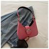 Bolso de mano de alta gama con lazo para mujer, nuevo bolso bandolera con cadena de primavera 2024, mini bolso de hombro tipo bandolera.