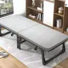 Cama individual simple, Cama para siesta, Cama plegable, Cama de acompañante, Cama de siesta para adultos, Cama pequeña portátil para oficina en casa con ruedas