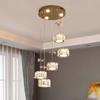 Luminária Pendente de Cristal para Sala de Jantar, Estilo Moderno de Luxo Leve, Lustre Minimalista de Três Cabeças para Sala de Jantar, Luminária Linear de Alto Padrão Estilo Europeu para Mesa de Jantar Bar