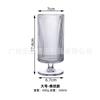 Vaso Creativo Recto para Jugo Vaso Alto de Ambiente Vaso para Cóctel Vaso Chino Fino para Bebidas Vaso de Burbujas